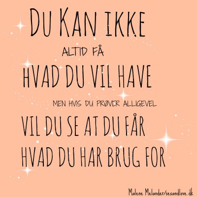 få hvad du har brug for